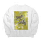 made blueの憂鬱 Big Crew Neck Sweatshirt