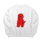 フルーツざうるすのフルーツザウルス　プンプンＴ Big Crew Neck Sweatshirt