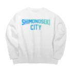 JIMOTO Wear Local Japanの下関市 SHIMONOSEKI CITY Big Crew Neck Sweatshirt