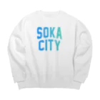 JIMOTO Wear Local Japanの草加市 SOKA CITY ビッグシルエットスウェット