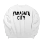 JIMOTO Wear Local Japanの山形市 YAMAGATA CITY Big Crew Neck Sweatshirt