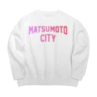 JIMOTO Wear Local Japanの松本市 MATSUMOTO CITY ビッグシルエットスウェット