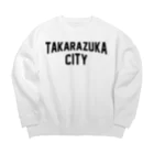 JIMOTOE Wear Local Japanの宝塚市 TAKARAZUKA CITY Big Crew Neck Sweatshirt