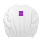 HAKOCHINのPurple Leaves Big Crew Neck Sweatshirt