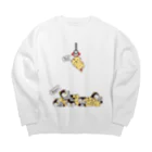 猫店長のお店～ペンギンの野望～のクレーンゲーム Big Crew Neck Sweatshirt