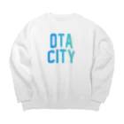 JIMOTOE Wear Local Japanの太田市 OTA CITY Big Crew Neck Sweatshirt