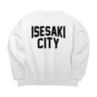 JIMOTOE Wear Local Japanの伊勢崎市 ISESAKI CITY Big Crew Neck Sweatshirt