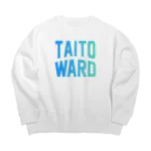JIMOTOE Wear Local Japanの台東区 TAITO WARD Big Crew Neck Sweatshirt