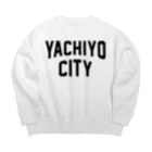 JIMOTOE Wear Local Japanの八千代市 YACHIYO CITY Big Crew Neck Sweatshirt