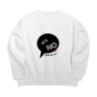 LAUNENのおもしろTシャツ Big Crew Neck Sweatshirt