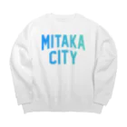 JIMOTOE Wear Local Japanの三鷹市 MITAKA CITY Big Crew Neck Sweatshirt