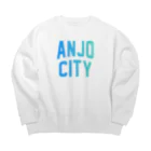 JIMOTOE Wear Local Japanの安城市 ANJO CITY Big Crew Neck Sweatshirt