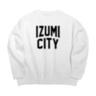 JIMOTOE Wear Local Japanの和泉市 IZUMI CITY Big Crew Neck Sweatshirt