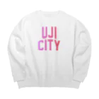 JIMOTO Wear Local Japanの宇治市 UJI CITY Big Crew Neck Sweatshirt