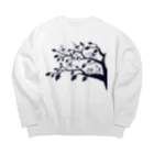 vivaquatreのエアデールの木 Big Crew Neck Sweatshirt