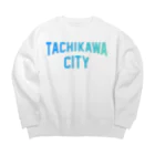 JIMOTOE Wear Local Japanの立川市 TACHIKAWA CITY Big Crew Neck Sweatshirt