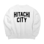 JIMOTO Wear Local Japanの日立市 HITACHI CITY Big Crew Neck Sweatshirt