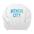 JIMOTOE Wear Local Japanの日立市 HITACHI CITY Big Crew Neck Sweatshirt