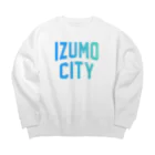 JIMOTOE Wear Local Japanの出雲市 IZUMO CITY Big Crew Neck Sweatshirt