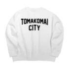 JIMOTO Wear Local Japanの苫小牧市 TOMAKOMAI CITY Big Crew Neck Sweatshirt