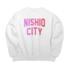 JIMOTOE Wear Local Japanの西尾市 NISHIO CITY Big Crew Neck Sweatshirt