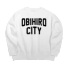 JIMOTO Wear Local Japanの帯広市 OBIHIRO CITY ビッグシルエットスウェット