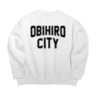 JIMOTOE Wear Local Japanの帯広市 OBIHIRO CITY ビッグシルエットスウェット