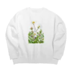 気ままに創作　よろず堂の花咲く小径①いろどり Big Crew Neck Sweatshirt