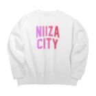 JIMOTOE Wear Local Japanの新座市 NIIZA CITY Big Crew Neck Sweatshirt