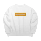 ぴっぴ屋さんのﾓﾁﾀｸﾝﾄﾞｯﾄｺﾑの服 Big Crew Neck Sweatshirt