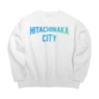 JIMOTO Wear Local Japanのひたちなか市 HITACHINAKA CITY Big Crew Neck Sweatshirt