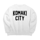 JIMOTOE Wear Local Japanの小牧市 KOMAKI CITY Big Crew Neck Sweatshirt