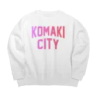 JIMOTOE Wear Local Japanの小牧市 KOMAKI CITY Big Crew Neck Sweatshirt