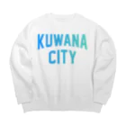 JIMOTOE Wear Local Japanの桑名市 KUWANA CITY Big Crew Neck Sweatshirt