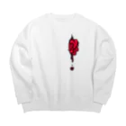 ふくパン工房のハート Big Crew Neck Sweatshirt