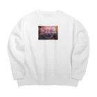 NEKOGE paris 猫化粧☆公式のギャンペイオリジナル猫化粧パーカー Big Crew Neck Sweatshirt