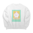 わもゆまーけっとのもたん&もち～ま(いぬとくま) Big Crew Neck Sweatshirt