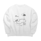 okmのLake planning  Big Crew Neck Sweatshirt