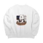 バーテンダーのアルルさんのバーテンダーのアルルさん Big Crew Neck Sweatshirt