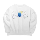 mochiyaの夜空のソーダ　横ロングver. Big Crew Neck Sweatshirt