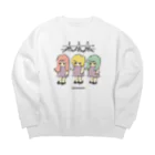 MIWAZUKANの太太太 Big Crew Neck Sweatshirt