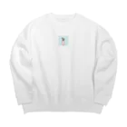 maru。のすいせん。 Big Crew Neck Sweatshirt