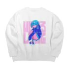 いいこのいじわるしないで Big Crew Neck Sweatshirt