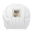 rainbow wing❤︎のNICE Big Crew Neck Sweatshirt