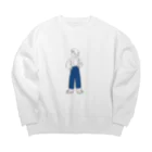 佳奈のデニムガール Big Crew Neck Sweatshirt