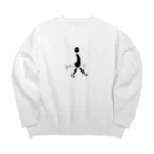 リラクゼーション&ピラティスgaitのgaitロゴ Big Crew Neck Sweatshirt