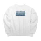 8bit_player65のナンバープレート【MINAMO-1】 Big Crew Neck Sweatshirt