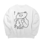 killdiscoのうつくしいせかい Big Crew Neck Sweatshirt