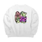 シノアの百花繚乱。(ひゃっかりょうらん) Big Crew Neck Sweatshirt