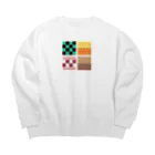 シャラクのカラフルキューブ Big Crew Neck Sweatshirt